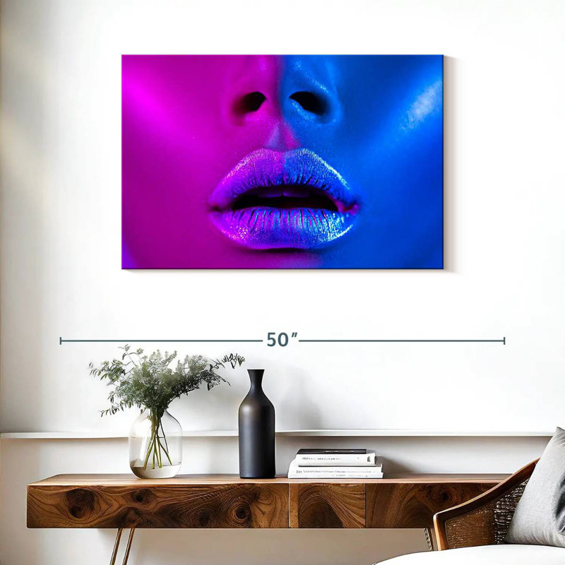 Ultraviolet Makeup, 24" H x 36" W