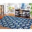Barbaraa Hand Hooked Performance Geometric Rug-16761944