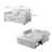 53" Corduroy Convertible Loveseat Sleeper Sofa with Pull-Out Bed, USB & Storage-950396800