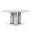 Rye Outdoor Dining Table-60"-Aged White Concrete