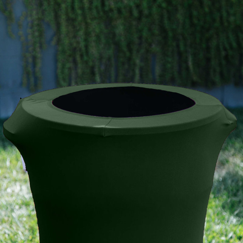 Housse pour poubelle Spandex, Vert forêt