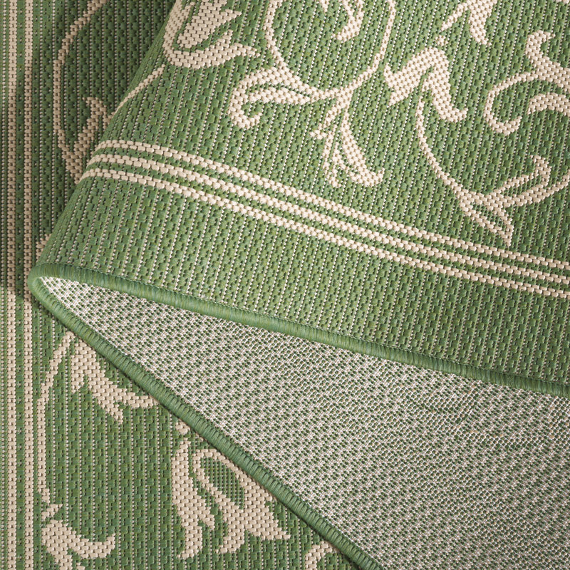 Tapis d'intérieur / extérieur à motif floral Galena Performance, Rectangle 5 pi 3 po x 7 pi 7 po