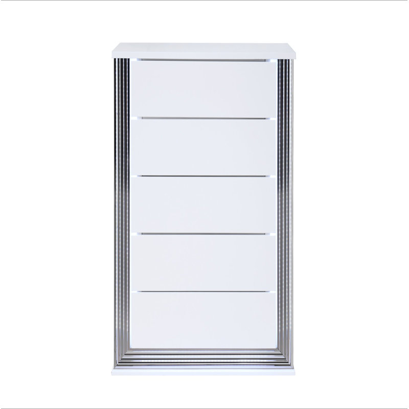 Commode blanche à lune MOON
