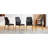 Modern Dining Chairs Set Of 4, Pu Leather Metal Gold Legs For Kitchen