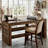 59" Sewing Table with Storage, Farmhouse Craft Table