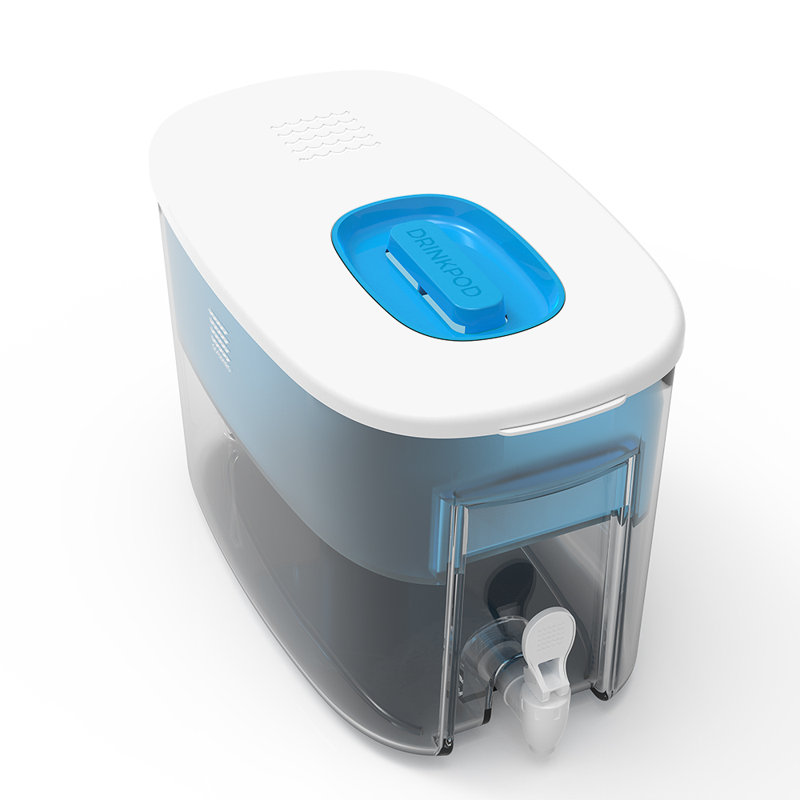 Système de filtration de comptoir alcalin, Bleu ciel