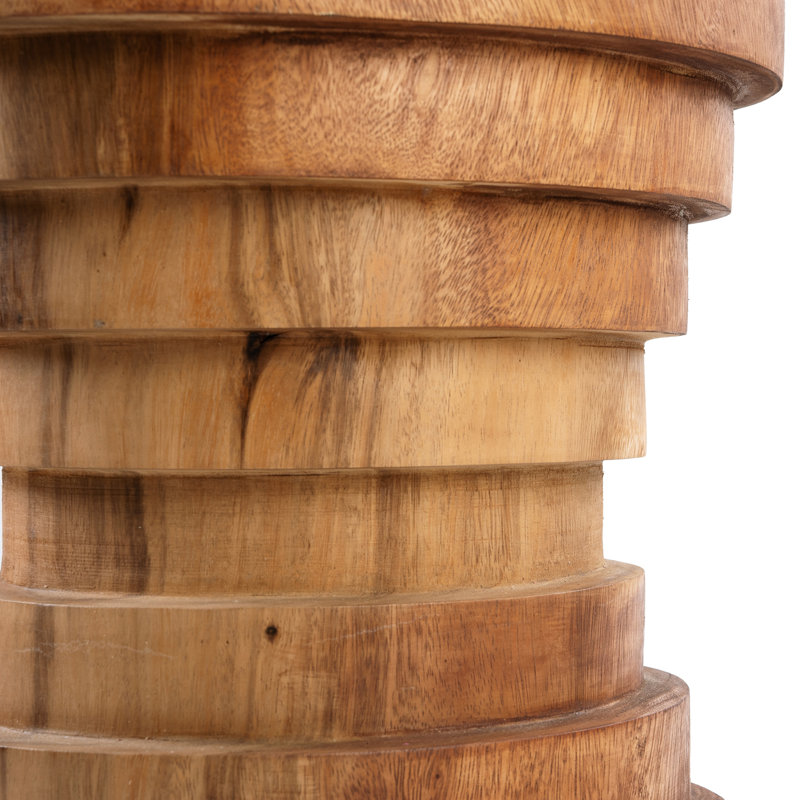 Neomie Solid Wood Accent Stool