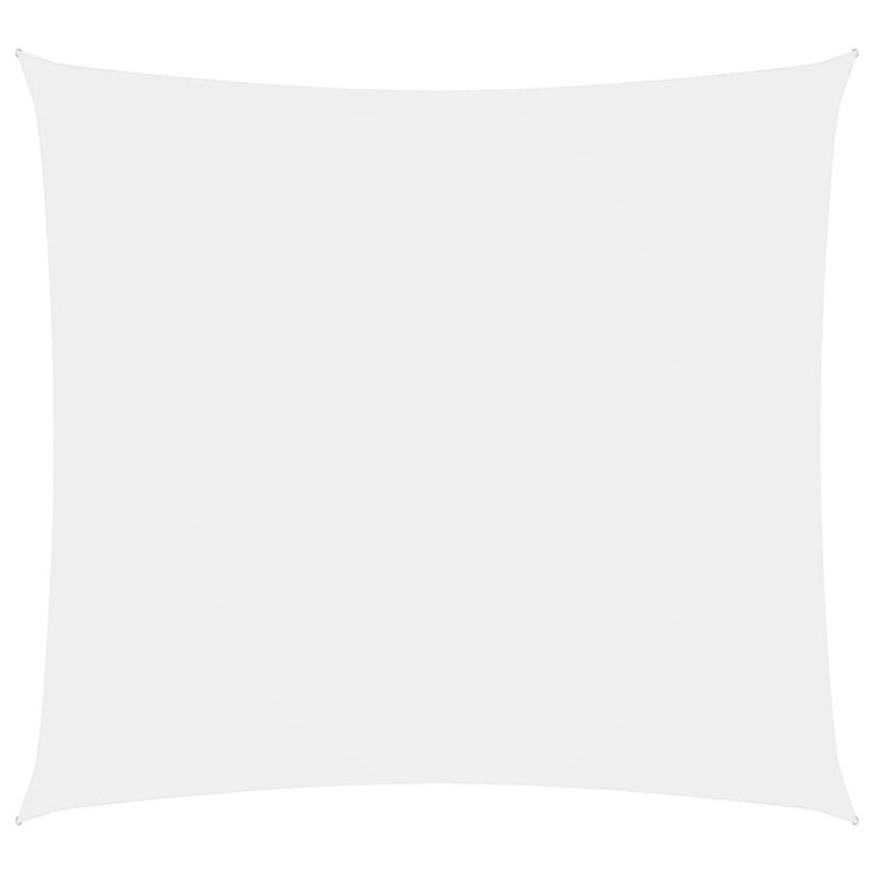 Prunedale Rectangular Shade Sail, White, 600cm W x 600cm L
