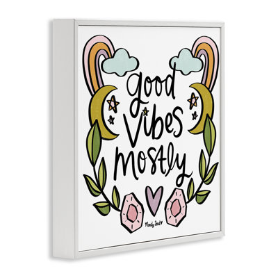 Giclée Good Good Vibes, encadrée par Mandy Ford Art + Illustration