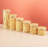 JoyJolt 6-Piece Glass Storage Jars with Airtight Lids
