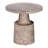 Round Solid Wood End/Side Table, Living Room Sofa Side Table