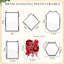 Cadre en verre 5 pièces pour bricolage fleurs pressées Art laiton Cadre photo suspendu avec chaîne et 6 styles de fleurs pressées Collage Artisanat en verre pour la décoration murale-1664547750
