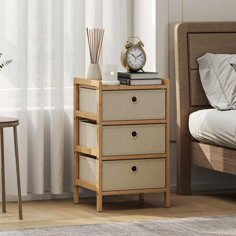 33cm W 3 - Drawer Chest of Drawers, Cream