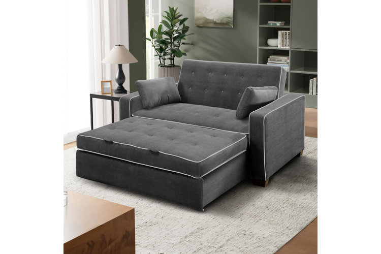 Serta Monroe Full Size Convertible Sleeper Sofa with Cushions