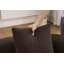 Canapé compact en chenille à double profondeur en S pour petits espaces, sans assemblage-2058254416