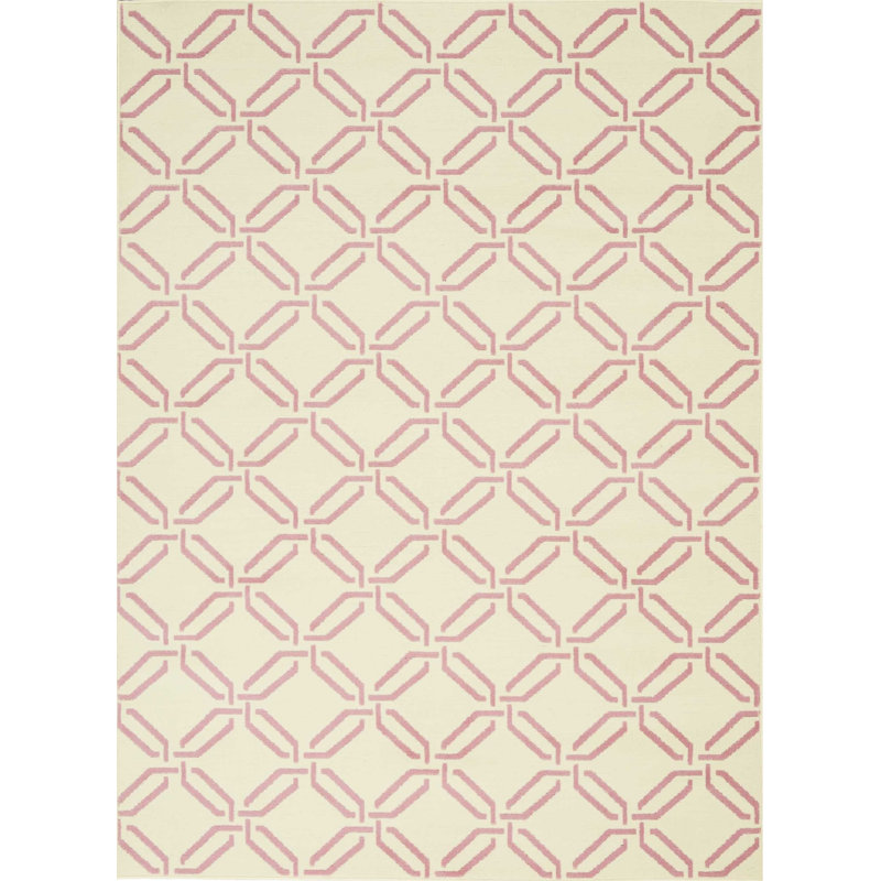 Garnier Geometric Indoor Rug, Rectangle 2' x 4'