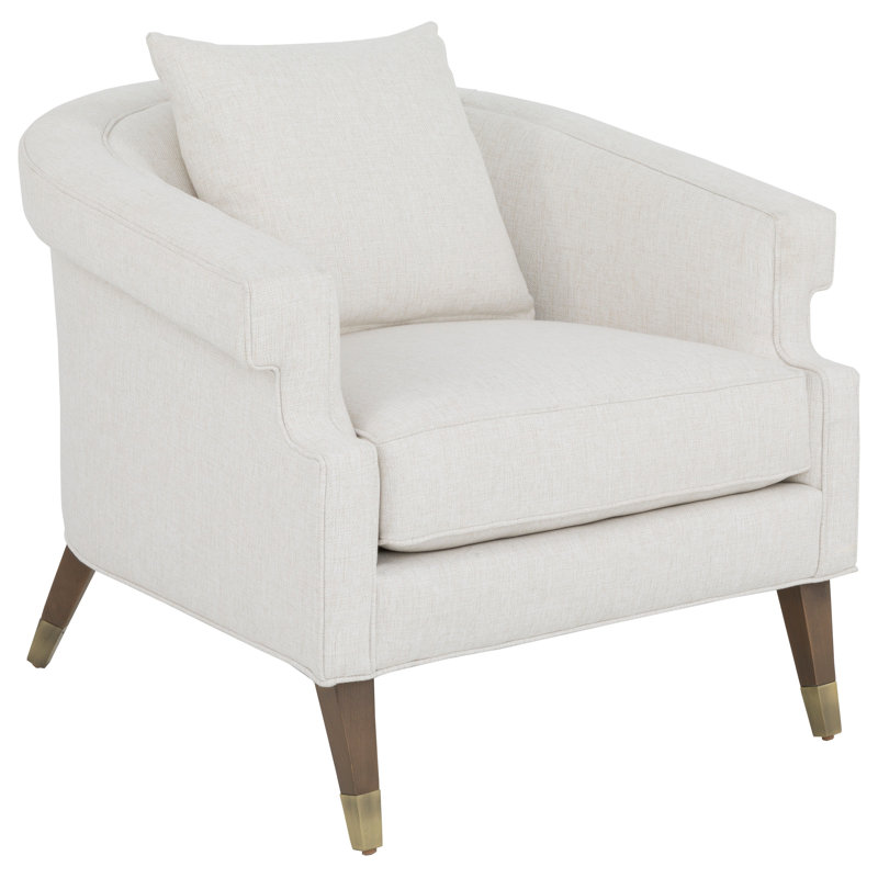 Davidson Armchair, Espresso, 1183 Dove
