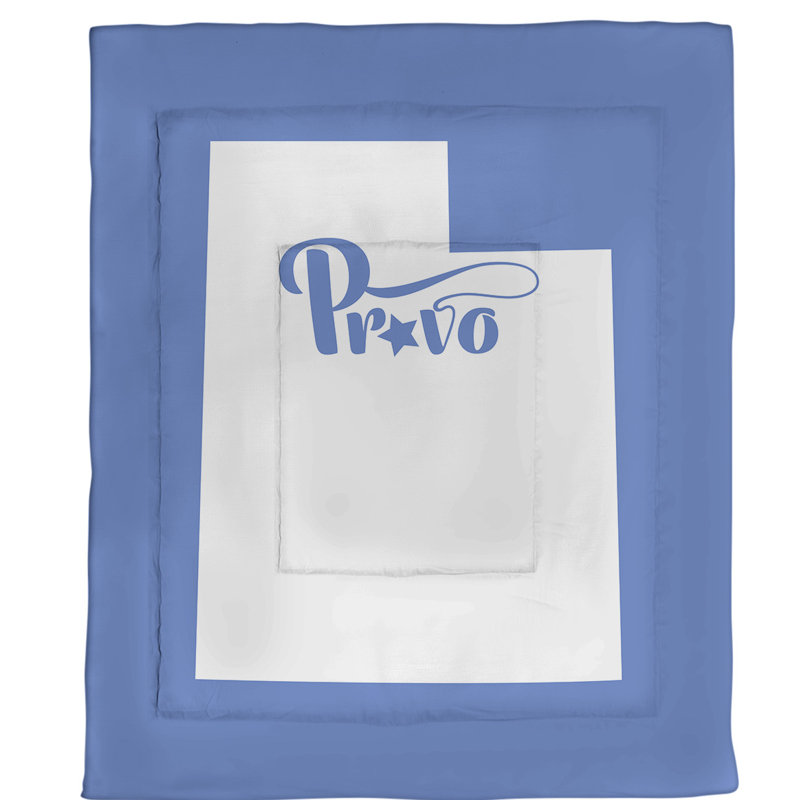 Utah Polyester Comforter, Twin XL Comforter, Blue