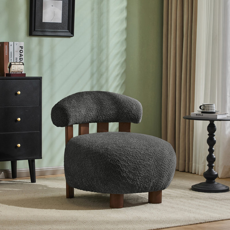 Fauteuil d'appoint Modern, Gris foncé