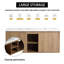 Ensemble de meuble-lavabo double mural 48 po avec plateau en plastique Darlenatta