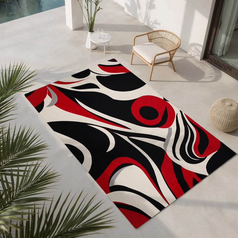 Tapis intérieur et extérieur Aurora, Rectangle 5 pi x 7 pi