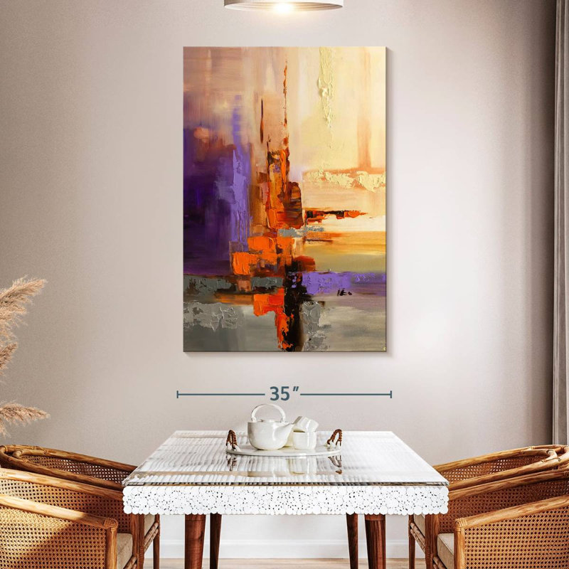 Avery Orange Theory, 51" H x 34" W
