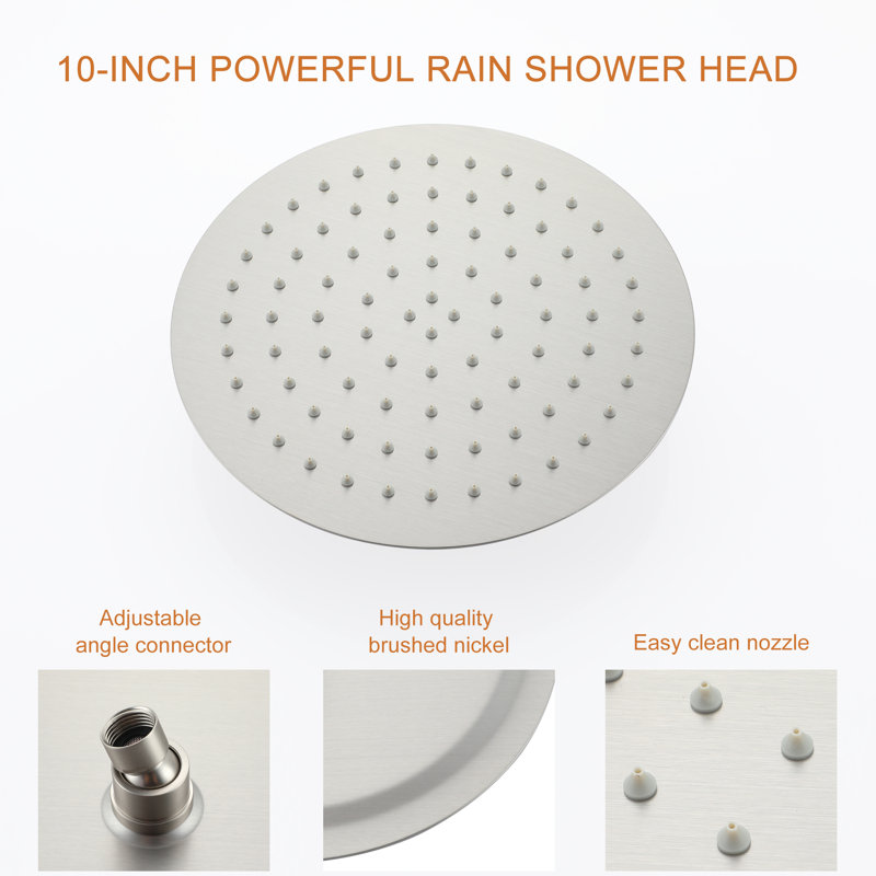 All-In-One Kit with Rough in-Valve, Brushed Nickel