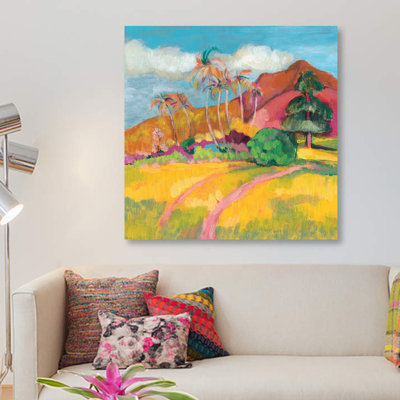 « ode to gauguin i », impression sur toile