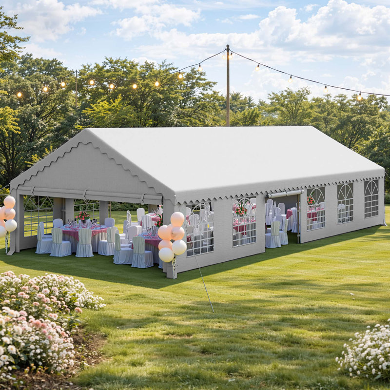 40 ft x 20 ft Steel Party Tent, 40 ft x 20 ft