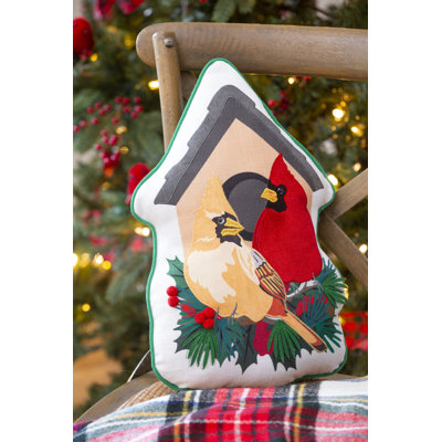 Housse et insert pour coussin Cardinal Birdhouse