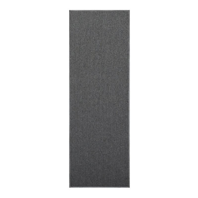Furnish my Place Modern Indoor/Outdoor Commercial Solid Color Rug - Pet and Kids Friendly Rug, Stain Resistant, Floor Carpet for Living Room & Hallway, Wedding - Grey