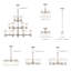 Lustre 5 lumières façon bougie Jampier-1277406306