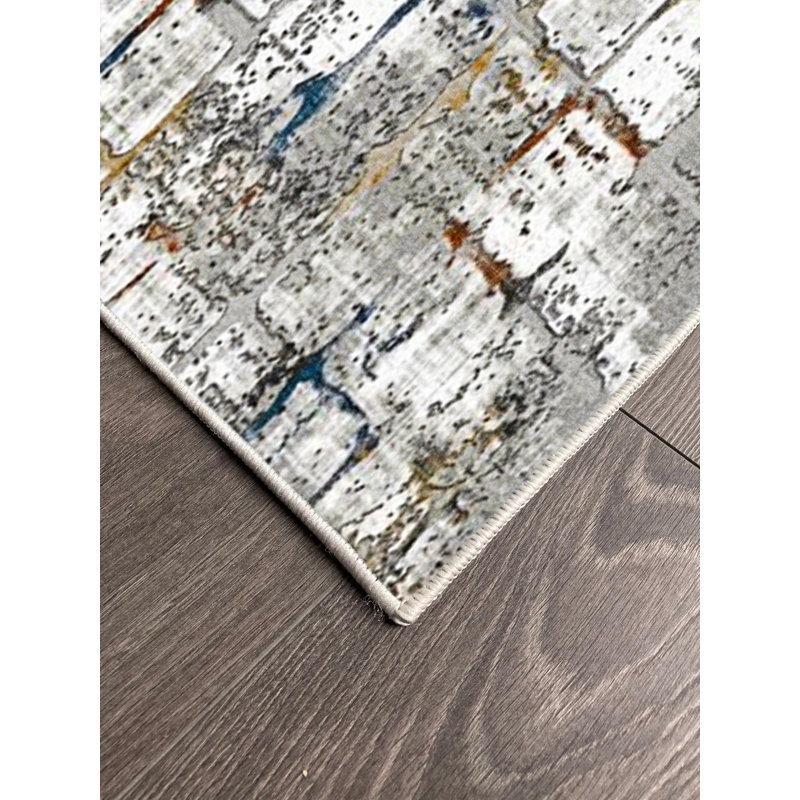 Tapis en coton Dianna, Carré 2 pi 7 po