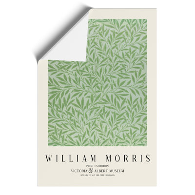 Willow Pattern Print by William Morris - Frameless Print