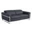 Canapé en cuir italien avec fauteuil inclinable Global United-173284588
