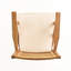 2 pièces en bois, assise confortable, résistant aux intempéries, hauteur de 45,75 po, cadre extérieur 2 pièces de 22,76 po de profondeur, sièges rembourrés, 46,42 po Hauteur, brun