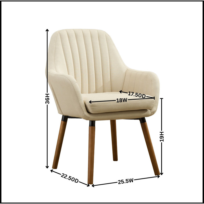 Fauteuil d'appoint contemporain en tissu Tuchico, Gris
