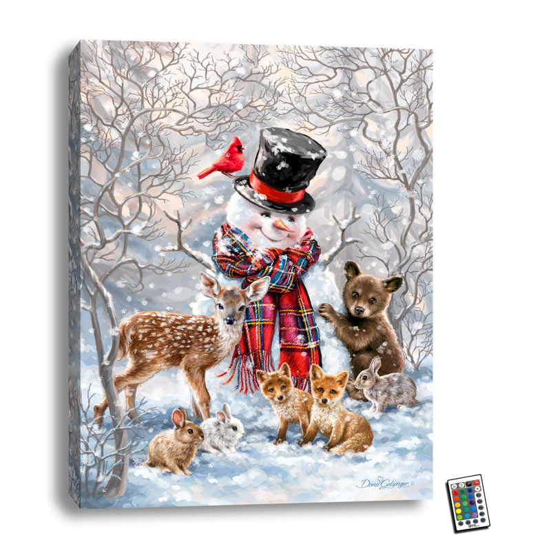 Forest Friends 18x24 Fully Illuminated ColorChange LED Print