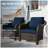 Patio Chairs With Cushions （Set of 2）-1707075111