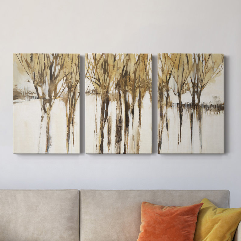 Perfect Harmony Perfect Harmony - ensemble de 3 reproductions d'art encadrées, H 60 po x l 120 po x P 1 po
