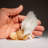 Scolecite on Stilbite from Nasik District, Maharashtra, India (131.7 Grams)