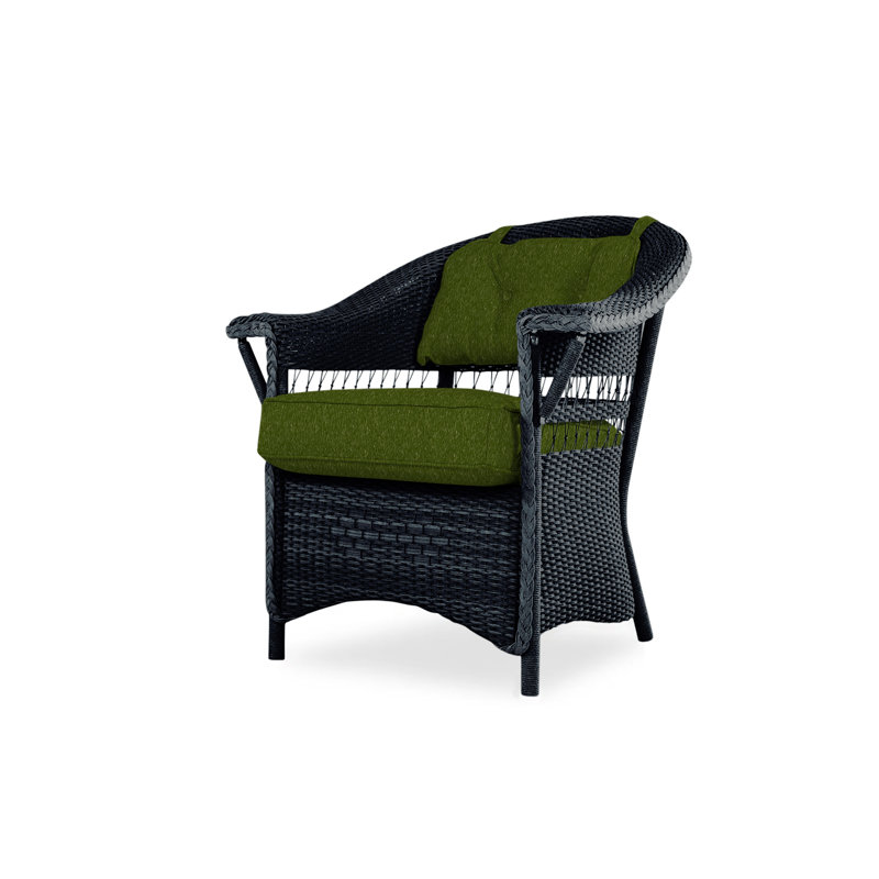 Nantucket Outdoor Dining Armchair, Decorline Natural, Ebony