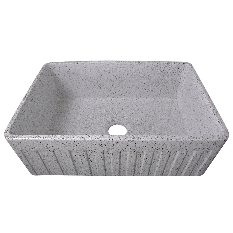 Vineyard 29.75'' L Single Basin Kitchen Sink, Pietra Sarda