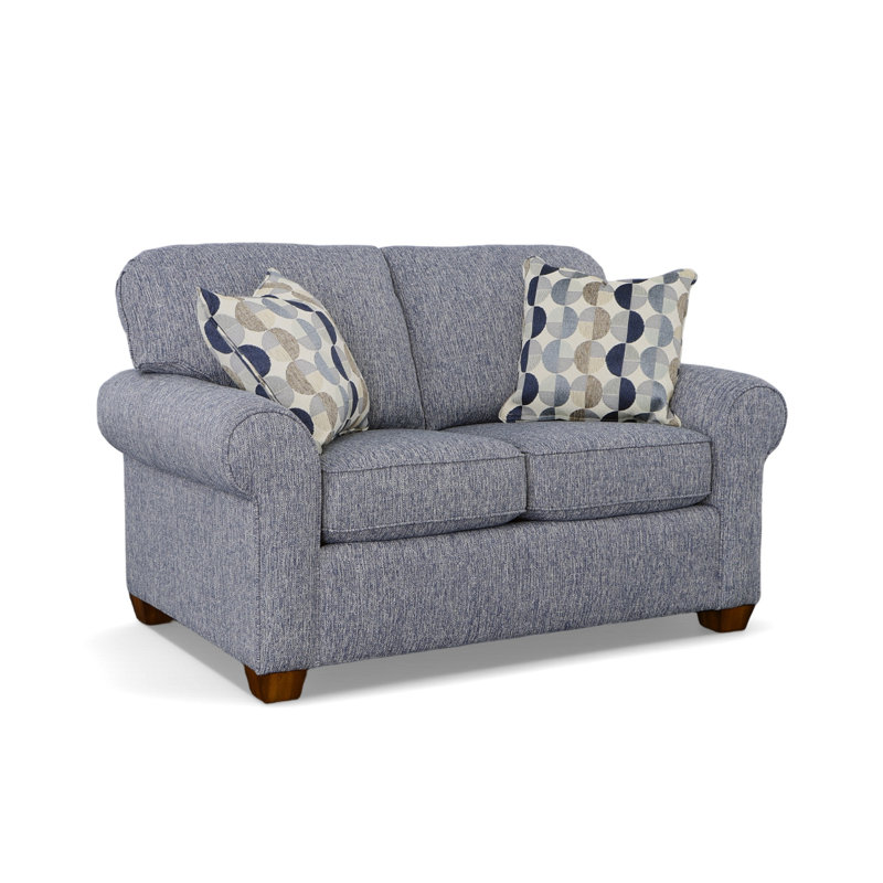 Tobias 61'' Upholstered Loveseat, Dark Gray