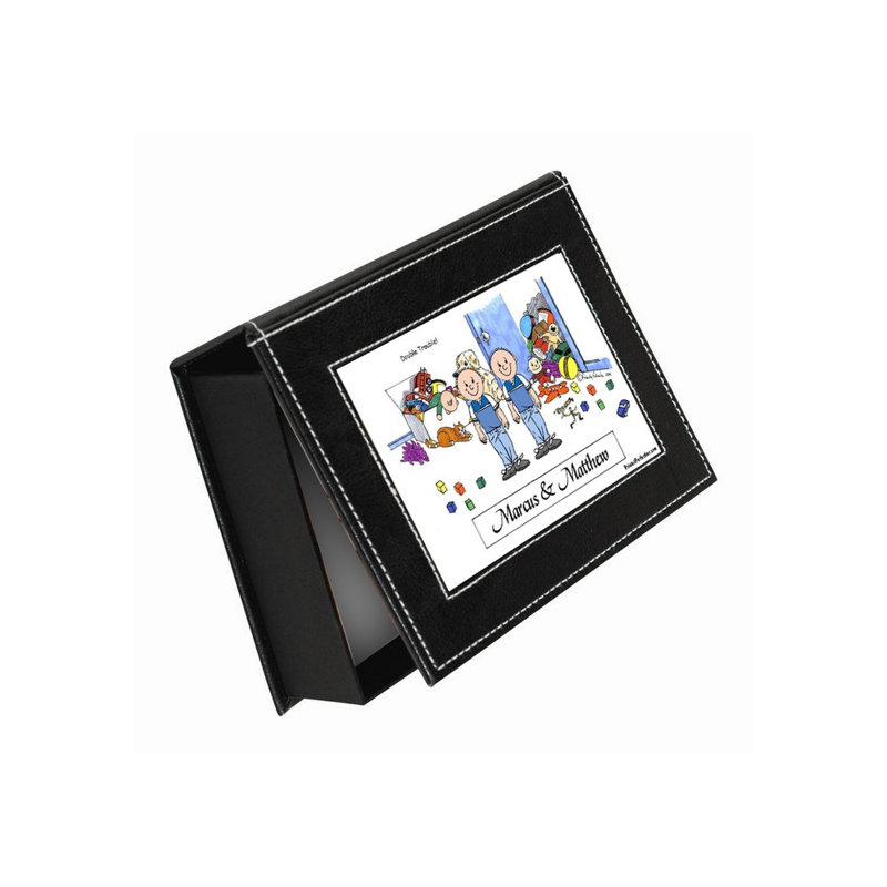 Faux Leather Memory Box