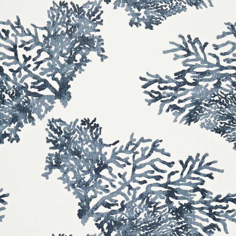 Great Barrier Reef Fabric, Indigo