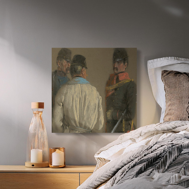 Lyall Wrapped Canvas Print Set, 14x14