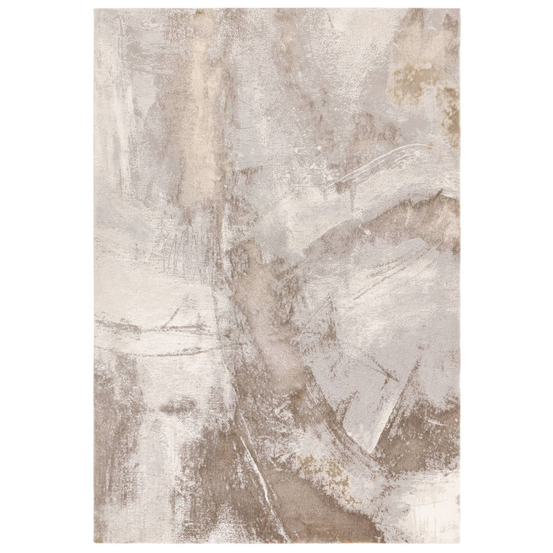 Caydren Beige Area Rug, Rectangle 160 x 230 cm
