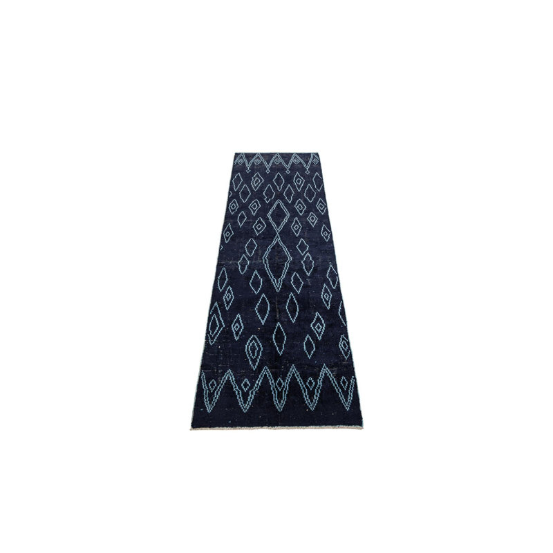 Tapis de couloir bleu marine Kalmanovitz