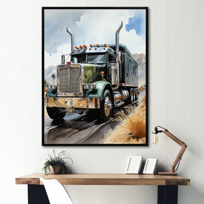 Sawna " Semi Truck Carbon Fiber I "